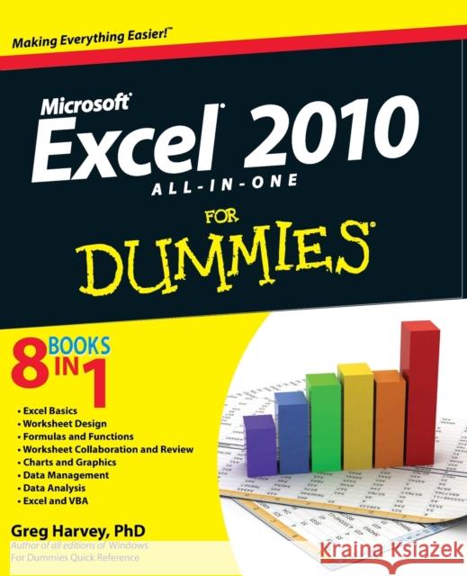 Excel 2010 All-in-One For Dummies Greg Harvey 9780470489598 John Wiley & Sons Inc