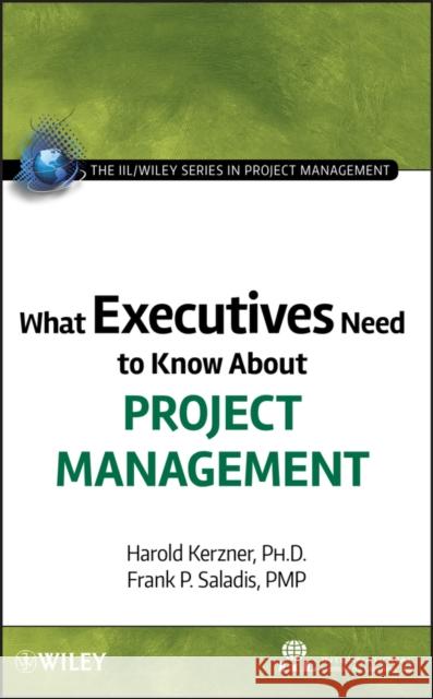 What Executives Need to Know about Project Management International Institute for Learning 9780470500811 John Wiley & Sons