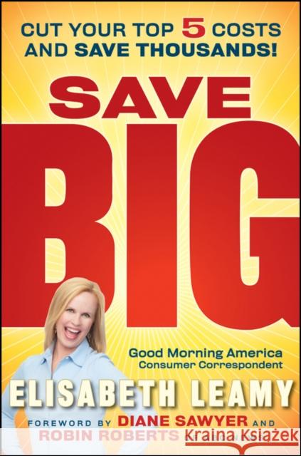 Save Big : Cut Your Top 5 Costs and Save Thousands Elisabeth Leamy 9780470554210 John Wiley & Sons