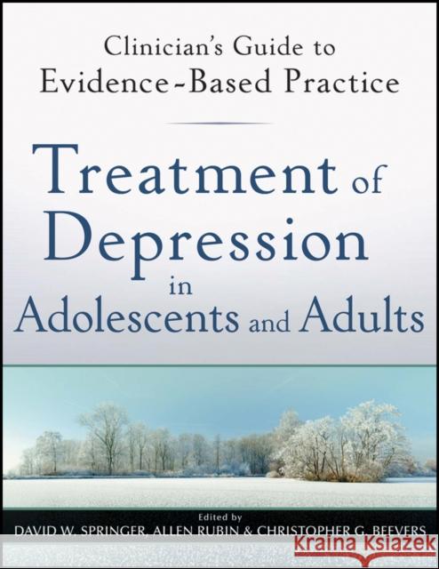 Treatment of Depression in Adolescents and Adults : Clinician's Guide to Evidence-Based Practice David W. Springer Allen Rubin Christopher G. Beevers 9780470587591 John Wiley & Sons