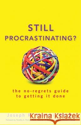 Still Procrastinating: The No-Regrets Guide to Getting It Done Joseph Ferrari 9780470611586