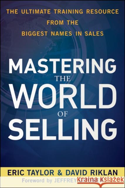 World of Selling Taylor, Eric 9780470617861