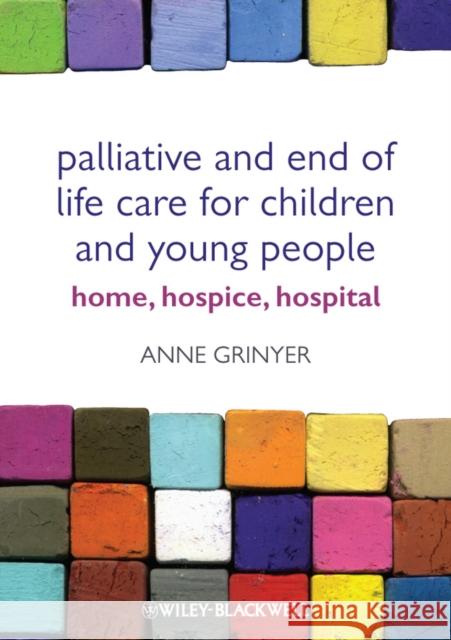 Palliative and End of Life Care for Children and Young People: Home, Hospice and Hospital Grinyer, Anne 9780470656143 0