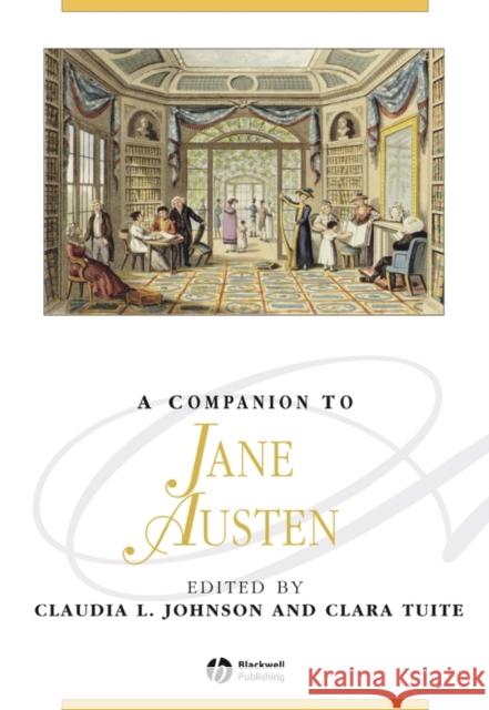 A Companion to Jane Austen Claudia L Johnson 9780470672389 0