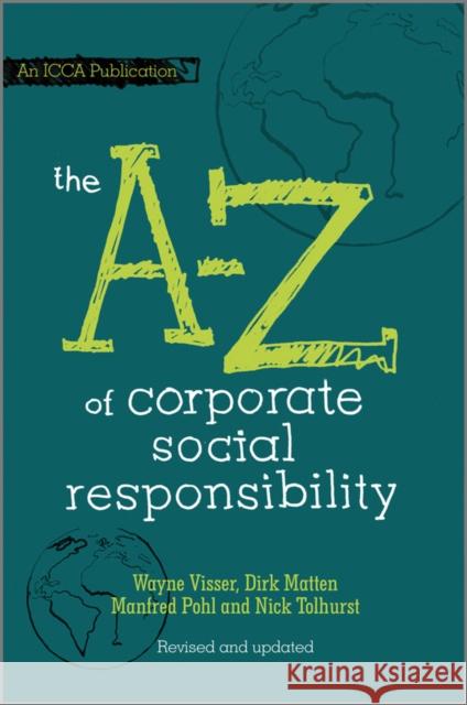 The A to Z of Corporate Social Responsibility Nick Tolhurst 9780470686508 0