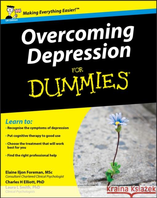 Overcoming Depression For Dummies Elaine Iljon Foreman 9780470694305 John Wiley & Sons Inc