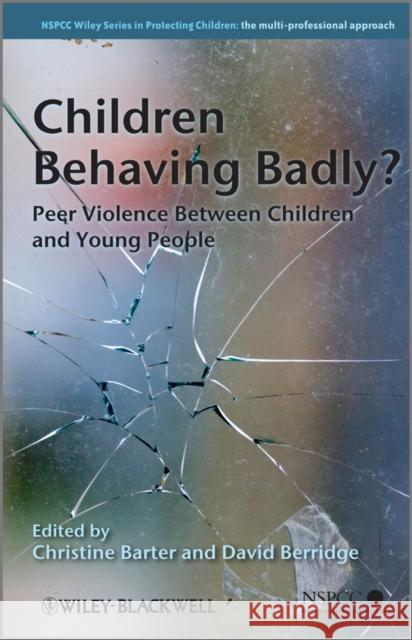 Children Behaving Badly?: Peer Violence Between Children and Young People Barter, Christine 9780470694404 