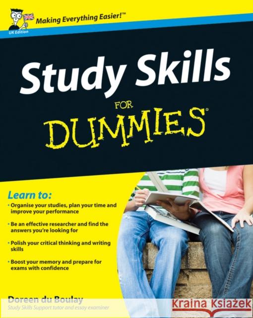 Study Skills For Dummies Doreen Boulay 9780470740477 0