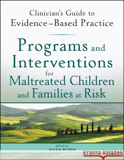 Programs and Interventions for Maltreated Children and Families at Risk Rubin, Allen 9780470890639