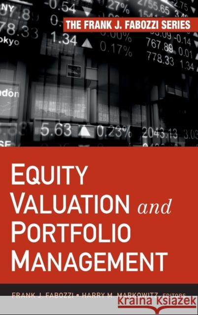Equity Valuation and Portfolio Management Frank J Fabozzi 9780470929919