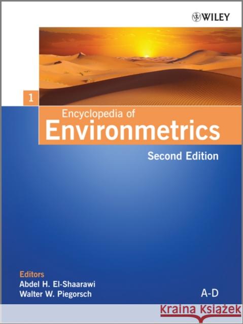 Encyclopedia of Environmetrics Abdel H. El-Shaarawi 9780470973882 John Wiley & Sons