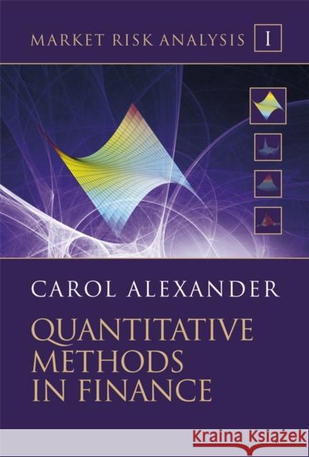 market risk analysis, quantitative methods in finance  Alexander, Carol 9780470998007