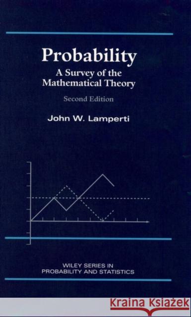 Probability: A Survey of the Mathematical Theory Lamperti, John W. 9780471154075 John Wiley & Sons