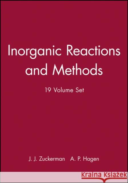 Inorganic Reactions and Methods, Set Hagen, A. P. 9780471186533 Wiley-VCH Verlag GmbH