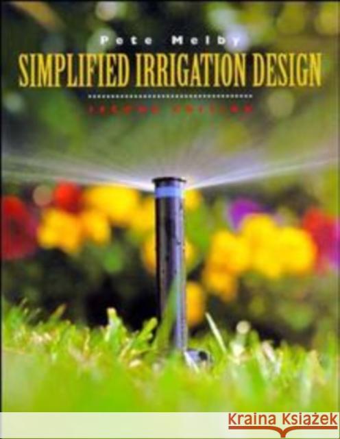 Simplified Irrigation Design Pete Melby 9780471286226 John Wiley & Sons
