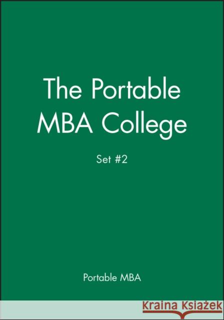 The Portable MBA College Set #2  Portable MBA   9780471319481 