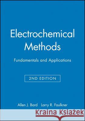 Electrochemical Methods: Fundamentals and Applicaitons, 2e Student Solutions Manual Bard, Allen J. 9780471405214 John Wiley & Sons