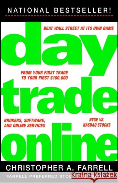 Day Trade Online Christopher A. Farrell 9780471442998