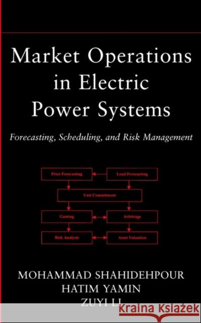 Market Operations in Electric Power Systems: Forecasting, Scheduling, and Risk Management Shahidehpour, Mohammad 9780471443377 IEEE Computer Society Press