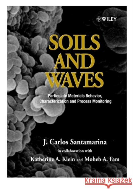 Soils and Waves: Particulate Materials Behavior, Characterization and Process Monitoring Santamarina, J. Carlos 9780471490586 John Wiley & Sons
