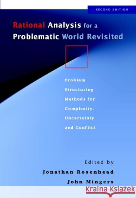 Rational Analysis for a Problematic 2e Rosenhead, Jonathan 9780471495239 0