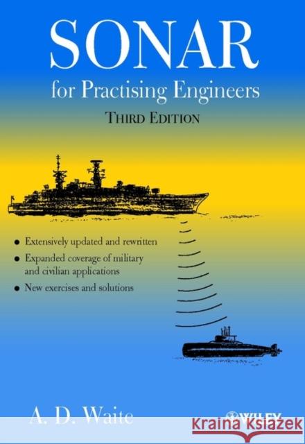 Sonar for Practising Engineers Ashley Waite A. D. Waite 9780471497509 John Wiley & Sons