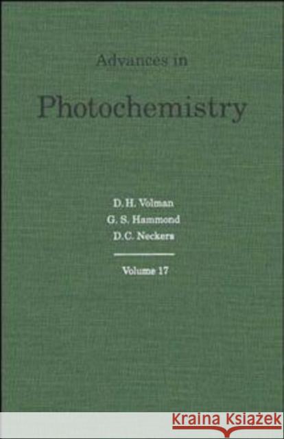 Advances in Photochemistry  9780471558842 JOHN WILEY AND SONS LTD