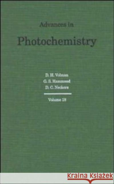 Advances in Photochemistry, Volume 18 Volman, David H. 9780471591337