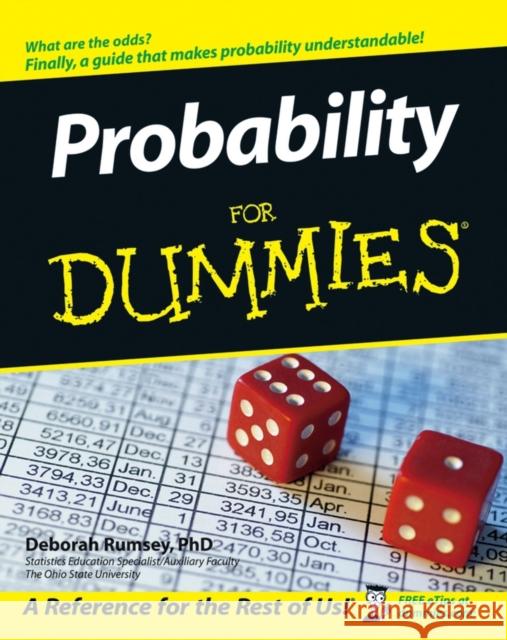 Probability For Dummies Deborah J. Rumsey 9780471751410 John Wiley & Sons Inc