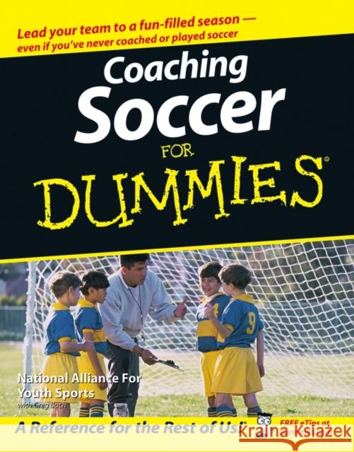 Coaching Soccer For Dummies  & 9780471773818 0