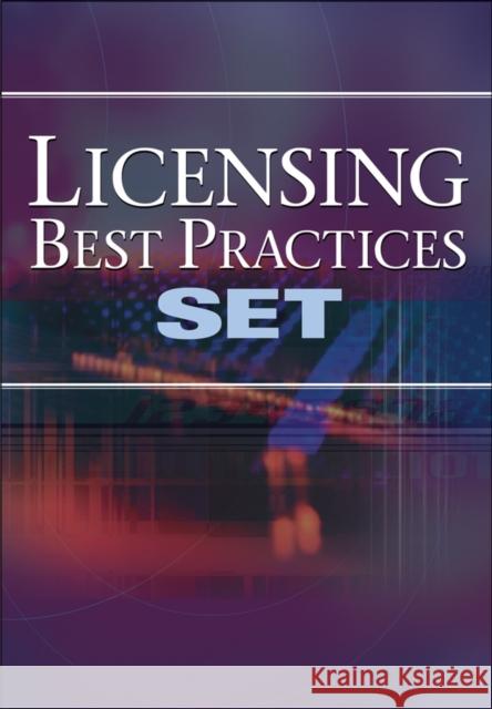 Licensing Best Practices Set Robert Goldscheider 9780471794431 JOHN WILEY AND SONS LTD