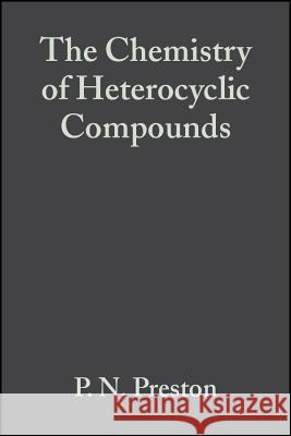 Condensed Imidazoles, 5-5 Ring Systems, Volume 46 Preston, P. N. 9780471883845 John Wiley & Sons