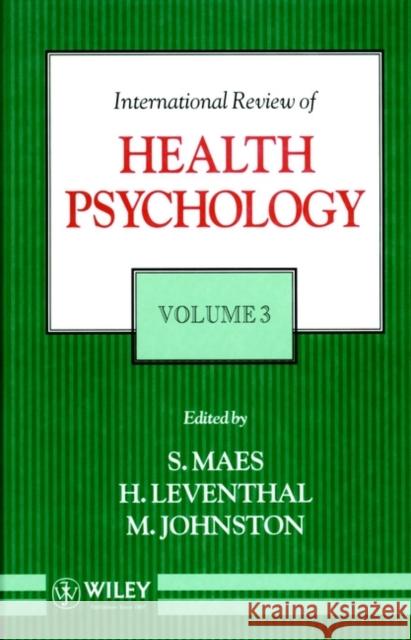 International Review of Health Psychology Maes, S. 9780471944560