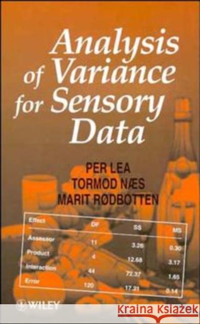 Analysis of Variance for Sensory Data Per Lea Lea                                      Naes 9780471967507 John Wiley & Sons