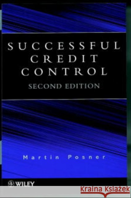 Successful Credit Control Martin Posner Posner 9780471975267