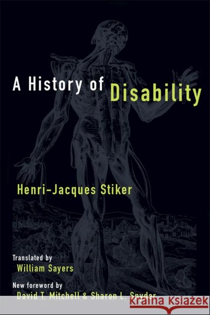 A History of Disability Henri-Jacques Stiker 9780472037810 University of Michigan Press