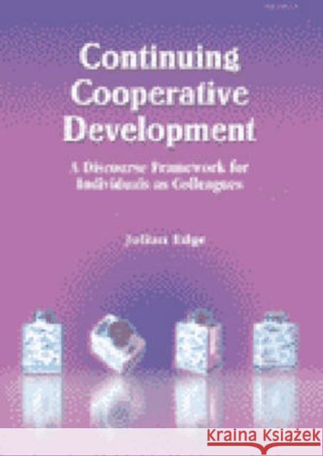 Continuing cooperative development Julian Edge 9780472088232 