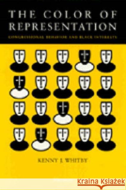 The Color of Representation: Congressional Behavior and Black Interests Whitby, Kenny J. 9780472108053