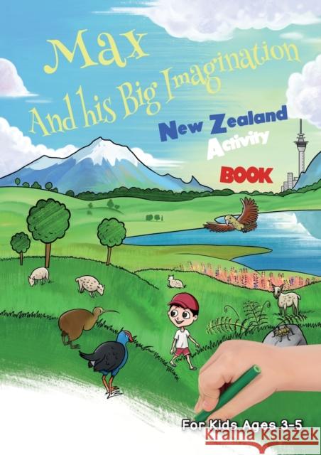 Max and his Big Imagination - New Zealand Activity Book Chrissy Metge 9780473501853 Duckling Publishing