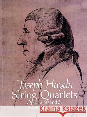 String Quartets Opp. 42, 50 And 54 Joseph Haydn 9780486242620 Dover Publications Inc.
