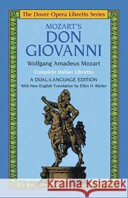 Mozart's Don Giovanni Wolfgang Amadeus Mozart 9780486249445 Dover Publications Inc.