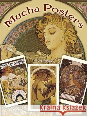 Mucha Poster Postcards in Full Colour : Twenty Four Ready-to-Mail Cards Alphonse Maria Mucha Mucha 9780486250809 Dover Publications