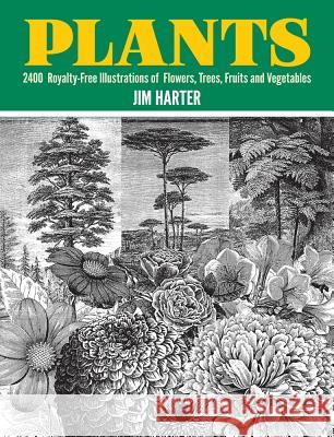 Plants : 2400 Designs Jim Harter 9780486402642 