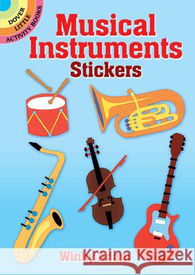 Musical Instruments Stickers Winky Adam 9780486407395 Dover Publications Inc.