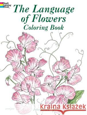 The Language of Flowers Coloring Book John Green 9780486430355 Dover Publications