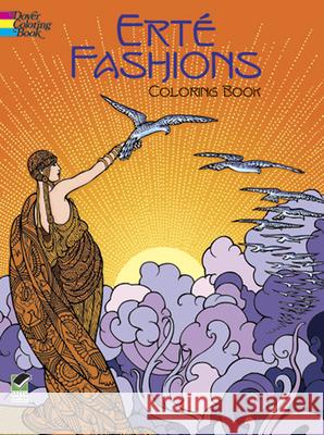 Erte Fashions Coloring Book Marty Nobel 9780486430416 Dover Publications