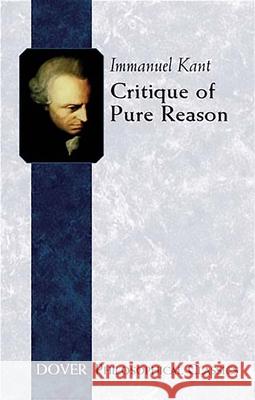 Critique of Pure Reason Immanuel Kant 9780486432540 0