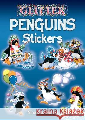 Glitter Penguins Stickers Nina Barbaresi 9780486456577 Dover Publications