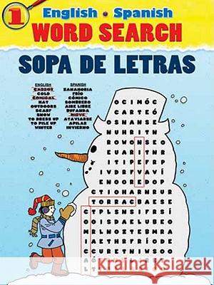 English-Spanish Word Search Sopa de Letras #1 Tony J. Tallarico 9780486480978 Dover Publications