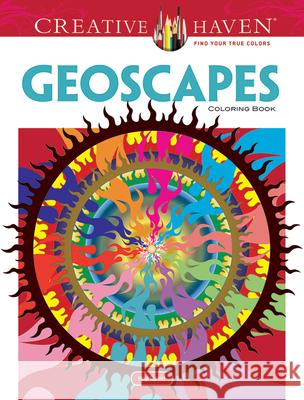 Creative Haven Geoscapes Coloring Book Hop David Creative Haven 9780486493145 Dover Publications